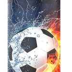 Boys Soccer Water Bottle for School，Kids 18 oz Insulated Stainless Steel Cup with Straw, Double-Wall Vacuum Leakproof