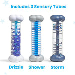hand2mind Calming Sensory Tubes, Rain Sound Fidget Tubes, Rain Stick Instrument, Toddler Sensory Toys, Calm Down Corner Supplies, Science Classroom Weather Toys, Play Therapy Activities