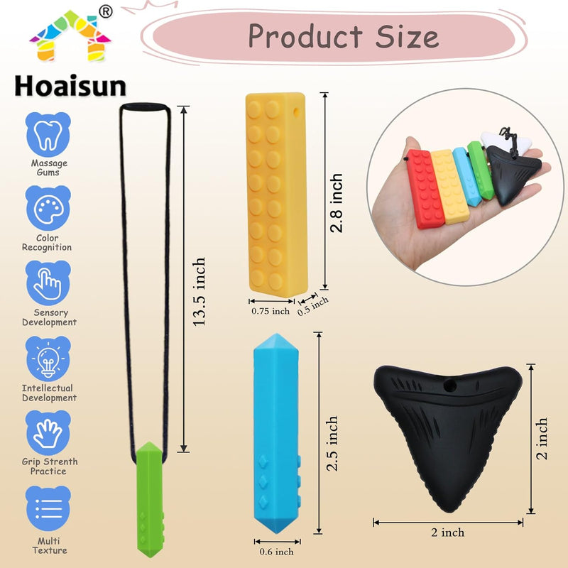 Chewy Necklaces for Sensory Kids with Autism, ADHD, and Oral Stimulation Needs