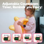 Potty Training Watch for Kids V2 – A Water Resistant Toilet Reminder Device for Boys & Girls to Train Your Toddler with Fun/Musical & Vibration Interval Reminder with Potty Training eBook (Pink)