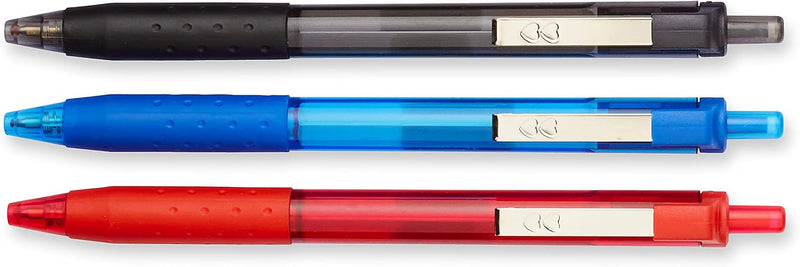 Paper Mate InkJoy 300RT Retractable Ballpoint Pens, Medium Point, Black/Red/Blue Ink, 8 Pack (1945918)