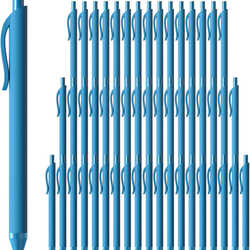 50 Pack Black Ink Pens - Bulk Pens, 1.0MM Medium Point Ballpoint Pens, Smooth Writing No Bleed Retractable Ball Point Pen (Black)