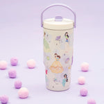 Zak Designs Disney Princess Siply 20oz Leak-Proof Straw Insulated Tumbler | BPA Free, Stainless Steel, Handle, Cupholder Friendly, Dishwasher Safe, Kids Water Bottle For School, Home, Travel, Ariel