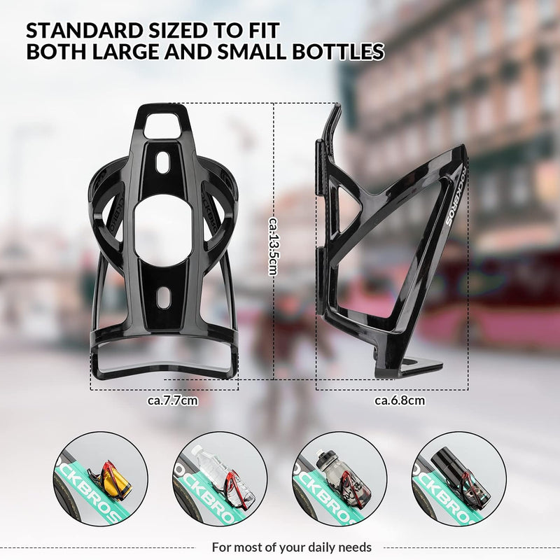 ROCKBROS Bike Water Bottle Holder Ultralight Bottle Cages with Screws Tool | Universal Bike Cup Holder Rack for Road MTB Bike