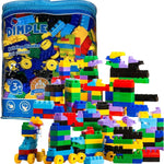Dimple Building Blocks for Toddler (300 Pcs) Stacking Toys & Puzzle Games for Learning and STEM Fun Montessori Toys, Educational Baby Blocks Age 3+ Toddler Boy & Girl Birthday for Kids