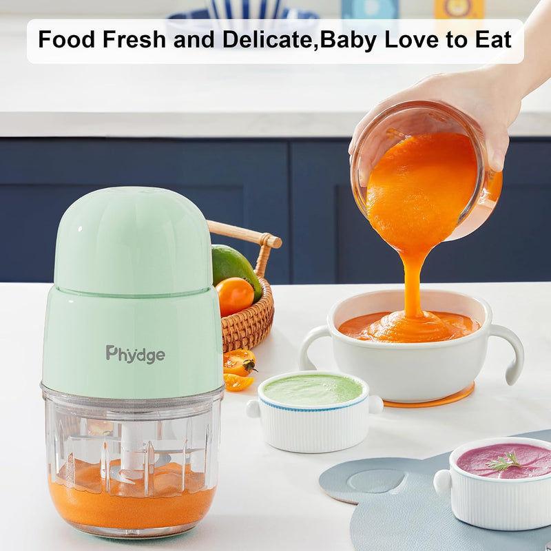 Baby Food Maker for Baby Puree Foods Fruit Vegetable Meat | 10oz Baby Food Blender,10-Second Quick Soft Food Prep for Baby,Food Processor for Fruit,Vegetable,Meat,Easy to Clean