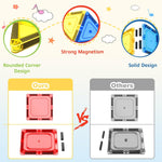 Coodoo 60 PCS Magnetic Building Tiles for Kids STEM Toy Preschool Kindergarten Toddler Toy Development