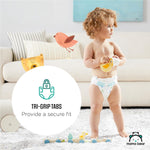 Amazon Brand - Mama Bear Gentle Touch Baby Diapers, Size 2, 184 Count (4 packs of 46), Leak Protection, Wetness Indicator, Formulated Without Fragrance