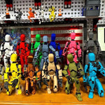 2026 New Assembly Completed-Titan 13 Action Figure,Dummy Robot 13 Action Figures Set,3D Printed Multi-Jointed Action Figures,Nova 13 Action Figure for Collectors Desktop Decorations (5pcs)