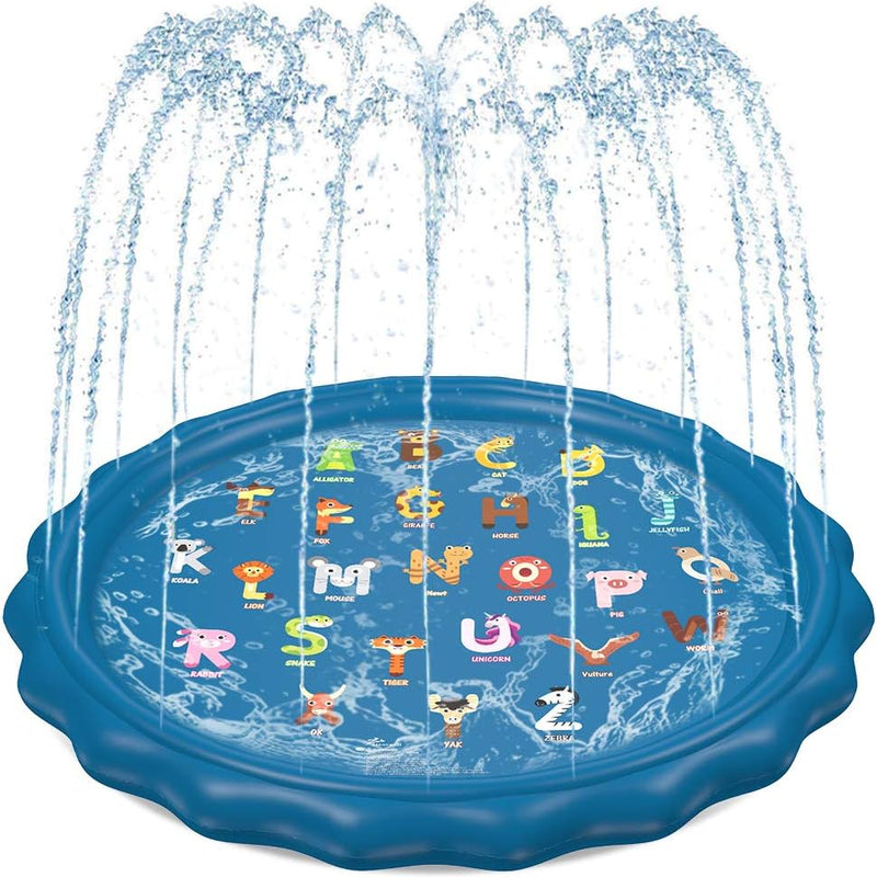 Jasonwell Splash Pad Sprinkler/ Play Mat for Kids, Outdoor Water Toys Inflatable for Baby Toddler Boys Girls Children Age 18+ Months ,Outside Backyard Dog Pool