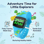 SKYROKU Potty Watch for Toddler Boys Girls, Potty Training Watch for 3-7 | Cute Shaped potty watches, 5 timing modes (30-60-90min), Magnetic charging, Splash-Proof, Ideal gift