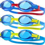findway Kids Swim Goggles, Kids Swimming Goggles Anti-fog No Leaking Girls Boys for Age 3-12