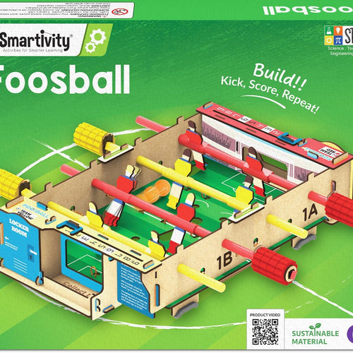 Smartivity Foosball Table for Kids Age 6-14 Years | STEM Educational Science Toy | DIY Indoor Games