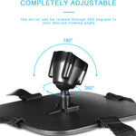 Baby Car Mirror, DARVIQS Car Seat Mirror, Safely Monitor Infant Child in Rear Facing Cars Seat, Wide View Shatterproof Adjustable Acrylic 360°for Backseat, Crash Tested and Certified for Safety