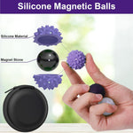 BUSOHA Silicone Fidget Balls - 4 Pack Fidget Toys Adults Sensory Toys Stress Balls for Adults Teens Gifts for Calming,Autism and ADHD Office