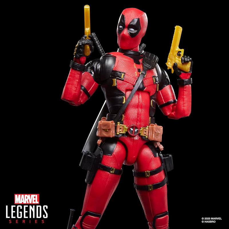 Marvel Legends Series Dogpool and Deadpool, Marvel Studios' Deadpool & Wolverine Movie Collectible 6-Inch Action Figure Gift