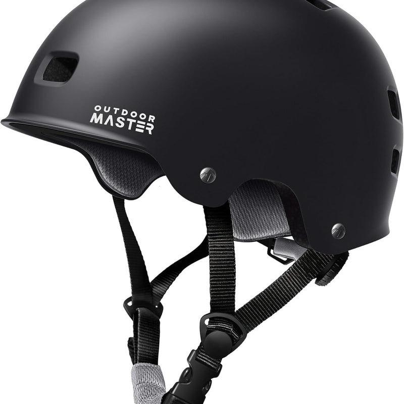 OutdoorMaster Skateboard Helmet for Kids, Youth, and Adults - Multi-Sport Cycling, Scooter, Roller Skate, Inline Skating