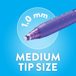 Paper Mate InkJoy 300RT Retractable Ballpoint Pens, Medium Point (1.0mm), Blue Ink, 12 Count - Writing, Journaling, Note-Taking, Office Supplies, Ultra Smooth Ink