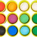 Play-Doh Jewel Colors Bulk 12-Pack of 4-Ounce Cans, Holiday Stocking Stuffers for Kids Arts & Crafts, Ages 2+