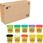 play-doh 10-pack assorted colors 2 oz non-toxic cans back to school gifts for kids 2+