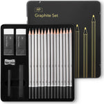 Mr. Pen- Drawing Sketching Pencil Set, 19 pcs, Graphite Pencils (10B-6H) | Graphite Sticks, Erasers, Metal Sharpener, for Drawing, Sketching, Shading & Art Projects