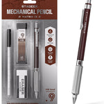 STAGEEK 0.5mm Mechanical Pencil, Metal Art & Drafting Pencil with Eraser and 60 HB Lead Refills, Professional Drawing Pencil for Artists, Students, School, Office, Writing, Sketching, Drafting(Black)