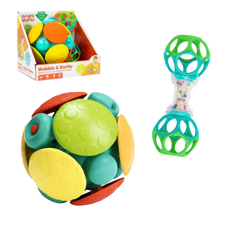 Bright Starts Baby Rattle And Teether Toy, BPA-Free, Ages 3 Months Plus