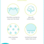 Simple Joys by Carter's Baby Girls' 3-pack Cotton Sleeper Gown