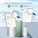 Momcozy Portable Breast Milk Cooler for Travel, 24H Ice-Free Cooling | 360° Surrounded Cooling Breastmilk Storage with 12oz Bottle, Leak Proof, Hassle-Free, Baby Breastfeeding Essentials for Mom