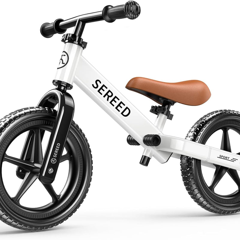 SEREED Toddler Balance Bike, 2-5 Years Old, No Pedal Kids Toy Bike with Tool-Free Adjustment, Gift for 2-3 Boys Girls