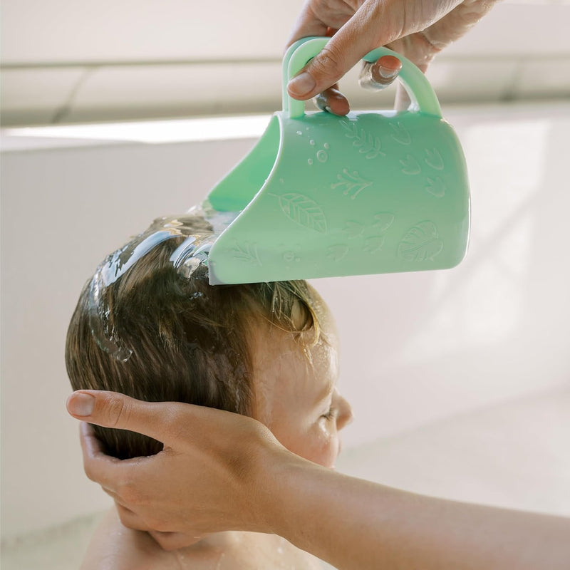 Dr. Brown's CleanUp Dino-Pour Baby Bath Rinse Cup, 24 oz, BPA Free, Teal