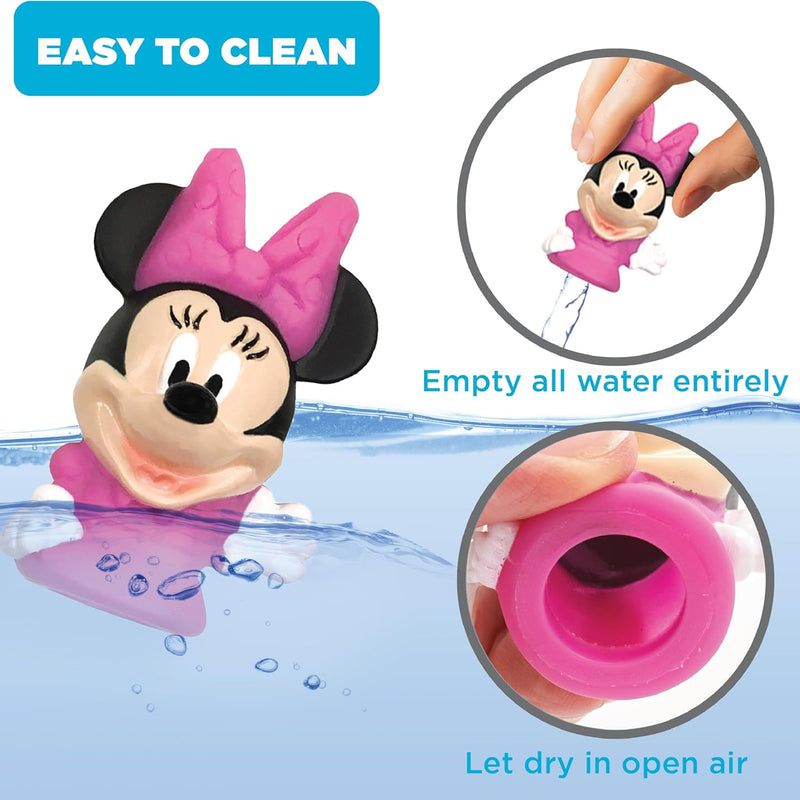 Disney Mickey Mouse & Friends 5-Piece Finger Puppet Set for Kids | Collectible Mini Characters for Imaginative Play, Educational Learning, Party Favors, and Bath Time Fun.