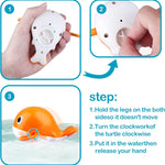Dwi Dowellin Bath Toy for Toddlers ,Bathtub Toy with Floating Mold Free Swimming Toys and Stacking Cups,Magnetic Fishing Game for Toddles and Babies