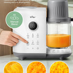 Bear Baby Food Maker Steamer&Blender with Dual-Layer Steam Baskets, 18.5oz | OneStep Baby Food Processor Puree Maker Grinder Mills Bottle Warmer, Sterili-zing for Healthy Homemade Baby Puree, BPA-Free