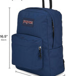 JanSport SuperBreak Plus Backpack with Padded 15-inch Laptop Sleeve and Integrated Bottle Pocket - Spacious and Durable Daypack for Work and Travel - Black