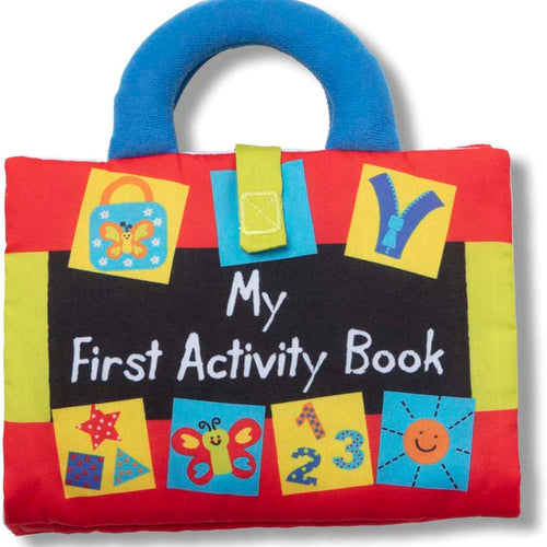 Melissa & Doug K's Kids My First Cloth Book for Babies and Toddlers Early Learning Developmental Soft Activity