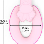 Bright Starts Disney Baby Minnie Mouse Flip & Sit Potty Training Seat, Attaches to Toilet Securely, Space Saving Design Fits Most Toilets