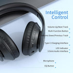 Uliptz Wireless Bluetooth Headphones, 65H Playtime, 6 EQ Sound Modes, HiFi Stereo Over Ear Headphones with Microphone, Foldable Lightweight Bluetooth 6.0 Headset for Travel/Office/Cellphone/PC