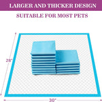 IMMCUTE Large Dog Pee Pads 28"x30"-50 Count | Large Puppy Pee Training Pads Super Absorbent & Leak-Proof | Disposable Pet Piddle and Potty Pads for Puppies | Dogs | Doggie