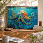 Cross & Glory | Jigsaw Puzzles 1000 Pieces for Adults | Deep Blue Octopus Odyssey | Ocean Octopus Puzzles for Adults | Challenging Brain Teaser Ocean Puzzle | 20 x 27 Inches