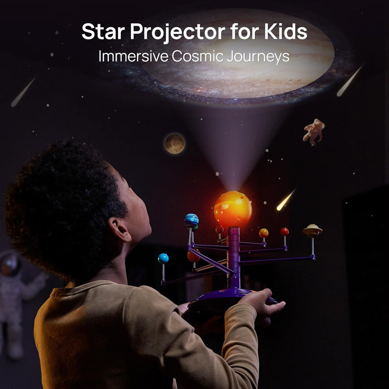 Science Can Talking Astronomy Solar System Model Kit for Kids, 8 Planets STEM Space Toys, Ages 3-5