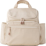 Skip Hop Diaper Bag Backpack: Forma, Multi-Function Baby Travel Bag with Changing Pad & Stroller Attachment, Sage