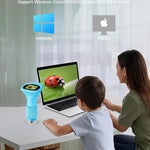 acoath kids handheld digital miniscope 1000x magnification portable 2.0 inch screen