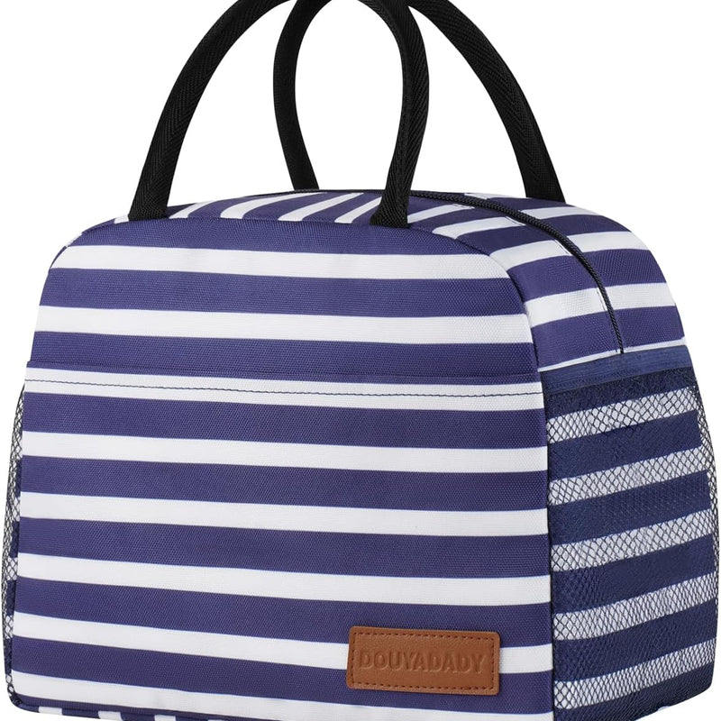 douyadady Lunch Bag&Box Women/Men Insulated&Reusable | Spacious Lightweight Waterproof Sturdy Durable Great Value For Office Work School Picnic Travel