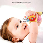 Bloobloomax Wrist Rattle Socks and Foot Finder Set for Baby Boys and Girls 0-36 Months