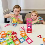 Coodoo Upgraded Magnetic Blocks for Learning STEM Toys Compatible with Major Brands Building Blocks