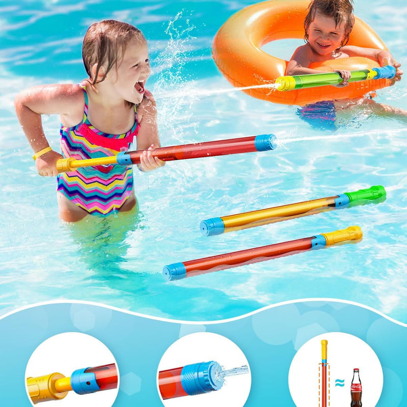 LQYoyz 6 Pack 16.5'' Water Gun, Squirt Gun for Kids & Adults | Bulk Blaster Water Guns, Water Toys for Swimming Pool, Backyard & Beach, Water Fighting Pool Toys