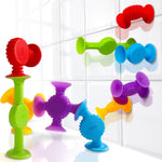 BUNMO Bath Toys Suction - Connect, Build, Create - Toddler Sensory Toys - Fine Motor Skills