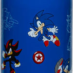 Zak Designs Sonic the Hedgehog Sage 19oz Leak-Proof Straw Kids Water Bottle | BPA Free, Insulated Stainless Steel, Cupholder Friendly, Dishwasher Safe, Lid Lock, Handle, For School, Home, Travel, Outdoor