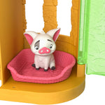 Mattel Disney Princess Toys, Moana Storytime Stackers Doll House with Moana Small Doll, 1 Animal Friend & 9 Accessories, Inspired by Disney Movie